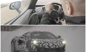 McLaren Test Drivers Go Flat Out in the 570S with Plenty of Drifting