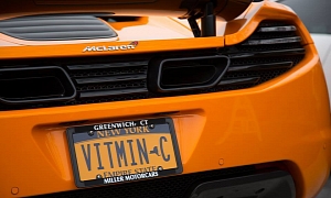 McLaren's Engineering Secret Revealed by Vanity Plate [LOL]