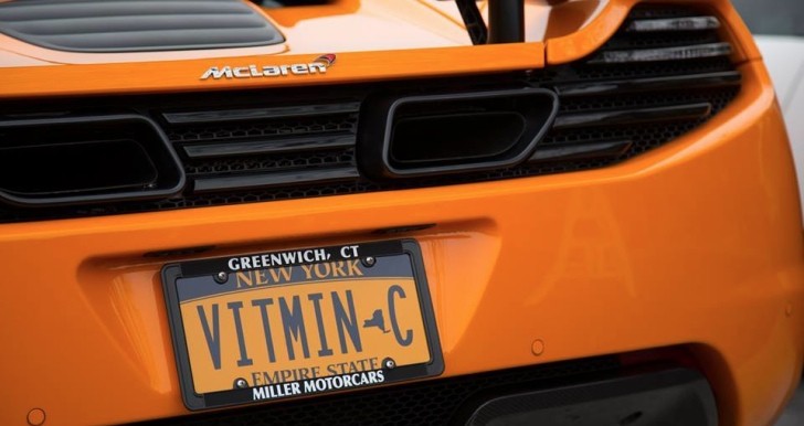 McLaren Vanity Plate