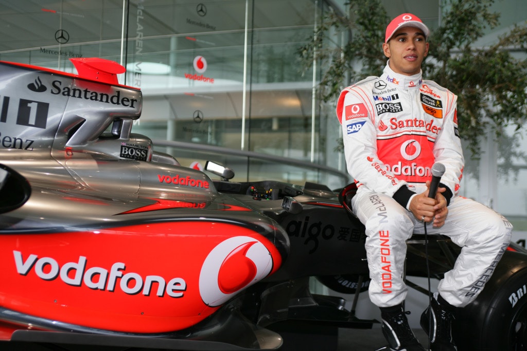 Lewis Hamilton and the MP4-24, McLaren's 2009 car