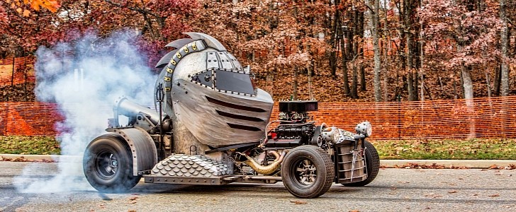 Medieval One, the craziest hot rod in the world, by Bohata Design