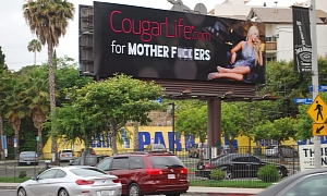 Meet a Cougar Billboard: Only for Mature Drivers Who Don't Crash