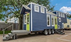 Meet Annette, a Pet-Friendly Gooseneck Tiny House With Built-In Kennels and a Doggie Door