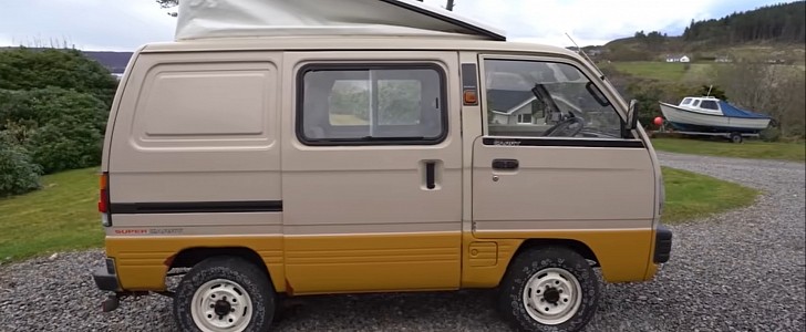1989 Suzuki Super Carry might be the smallest campervan in the UK