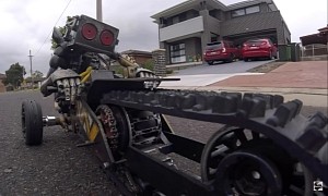 Meet Blower Head and His Fantastic Vehicle, the Yutani Chainsaw Trike