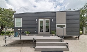Meet Boehm Tiny House, an Ultra-Modern Home with Guest Loft and Ample Storage