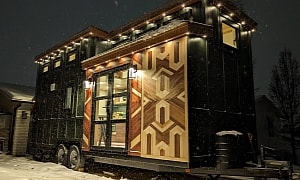 Meet "La Montagne De Luxe," a Two-Loft Luxury Tiny Home With a Spectacular Interior