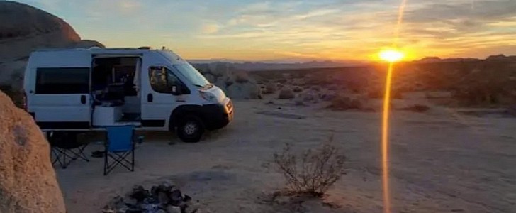 Converted ProMaster van boasts a cleverly-designed interior