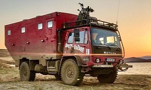Meet Matilda, a Rugged Military Truck Turned Apocalypse-Ready Tiny Home