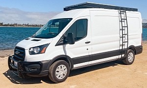 Meet Nova, a 2020 Ford Transit Turned Functional Camper Van