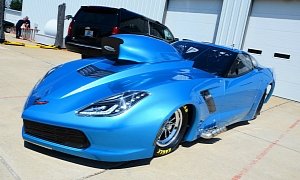 Meet Pappas/Marinis's Monster Corvette C7 Pro Mod Dragster and Try Not to Scream