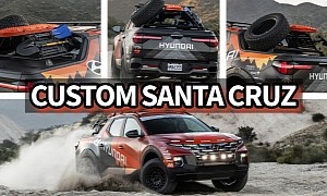 Meet Sandy, Hyundai's Custom Santa Cruz Racing in the Rebelle Rally This Week