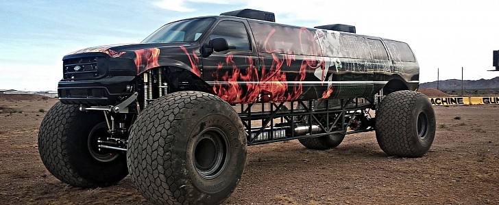 The Sin City Hustler, the longest monster truck in the world