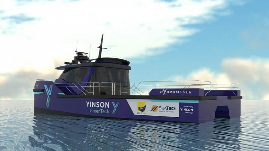 Hydromover is Singapore's first all-electric cargo vessel