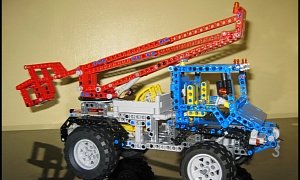 Meet the LEGO Off Road Unimog Aerial Bucket Truck