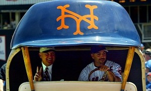NY Mets EV Bullpen Cart, a Genuine Artifact of New York's Second Pro Baseball Club