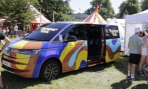 Meet the Pamper Van, Volkswagen's Multivan Specifically Adorned for UK's Festival Season