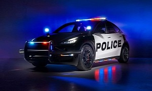 Meet the Tesla Model Y Police Car by Unplugged Performance. Or Better Try To Avoid It