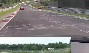 Megane RS Keeps Up with Ferrari 458 Speciale on Nurburgring, Full Lap Together