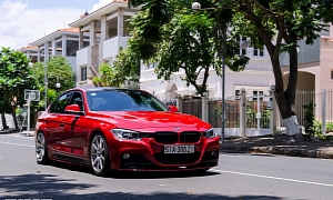 Melbourne Red BMW 328i From Vietnam Is a Thing of Passion