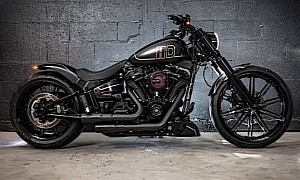 Melk-ed Harley-Davidson Breakout Proudly Flaunts Silver-Foiled HD Logo, Power Increase