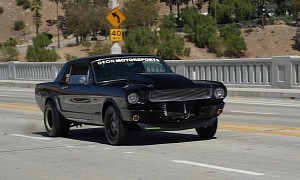 Menacing 650-HP 1966 Mustang Looks Supercharged-Ready for Street and Drags