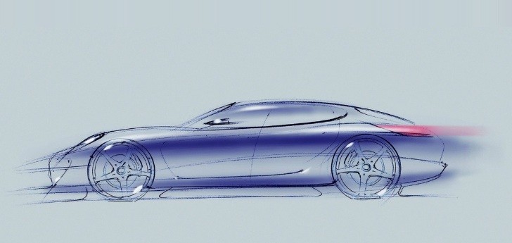 Porsche Panamera sketch