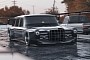 Mercedes 600 Pullman Gets Slammed Widebody, W100 Pickup Lurks in CGI Shadows