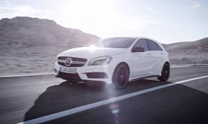 Mercedes A45 AMG is Fast & Loud