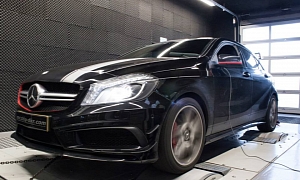 Mercedes A45 AMG Tuned to 404 HP by Mcchip-DKR