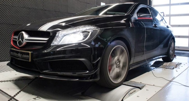 Mercedes A45 AMG Tuned to 404 HP by Mcchip-DKR
