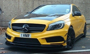Mercedes A45 AMG with RevoZport Body Kit