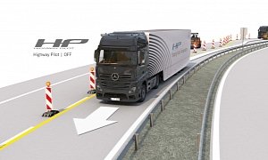 Mercedes Actros is First Series-Production Truck to Operate on an Automated Basis on Highways