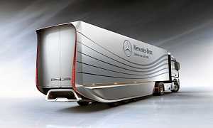Mercedes Aero Trailer Concept Increases Semi Fuel Efficiency