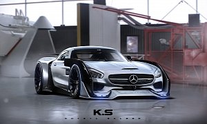 Sci-Fi Mercedes-AMG GT Rendering Is Wilder than the GT R