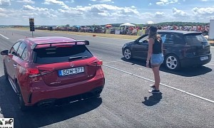 Mercedes-AMG A 35 Drag Races VW Golf GTI Mk5 With Humiliating Result
