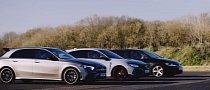 Mercedes-AMG A35 Drag Races Golf R and Civic Type R With Shocking Results