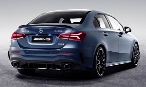 Mercedes-AMG A35 L Sedan Is Called Z177, Adds 60mm in China