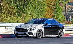 Mercedes-AMG A35 Sedan Spied in Production Form, Looks Hotter Than a Hot Hatch