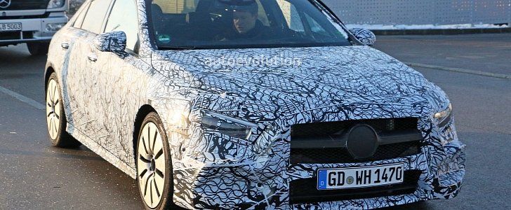 Mercedes-AMG A35 Sedan Spied With Embarrassing Exhaust