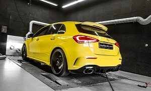 Mercedes-AMG A35 Tuned by Mcchip-DKR Makes 341 HP