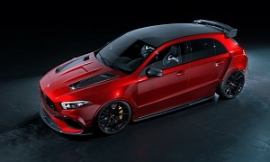 Mercedes-AMG A45 S Gets Black Series Version in Gorgeously-Detailed Renderings
