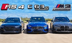 Mercedes-AMG C 63 S Performance Wagon Ditches V8 but Becomes King of the 1/4-Mile