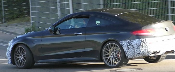 Mercedes-AMG C63 Coupe Facelift Continues to Test in Germany