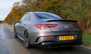Mercedes-AMG CLA 35 Does 0 to 100 KM/H Acceleration Test