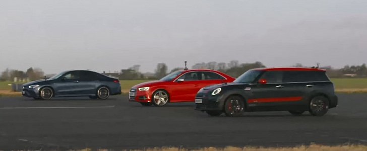 Mercedes-AMG CLA 35 Drag Races 2020 MINI Clubman JCW, Results Are Shocking