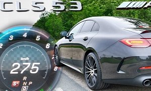 Mercedes-AMG CLS 53 Goes to 275 KM/H in Acceleration Test