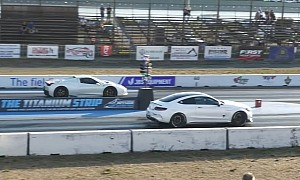Mercedes-AMG Coupe Drags Lambo Huracan and Ferrari 458, Someone Takes a Beating