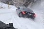 Mercedes-AMG E63 S Plows Through Heavy Snow, Doesn't Get Stuck