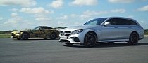 Mercedes-AMG E63 S Races AMG GT R Tuned by Renntech, Proves AWD Is Awesome